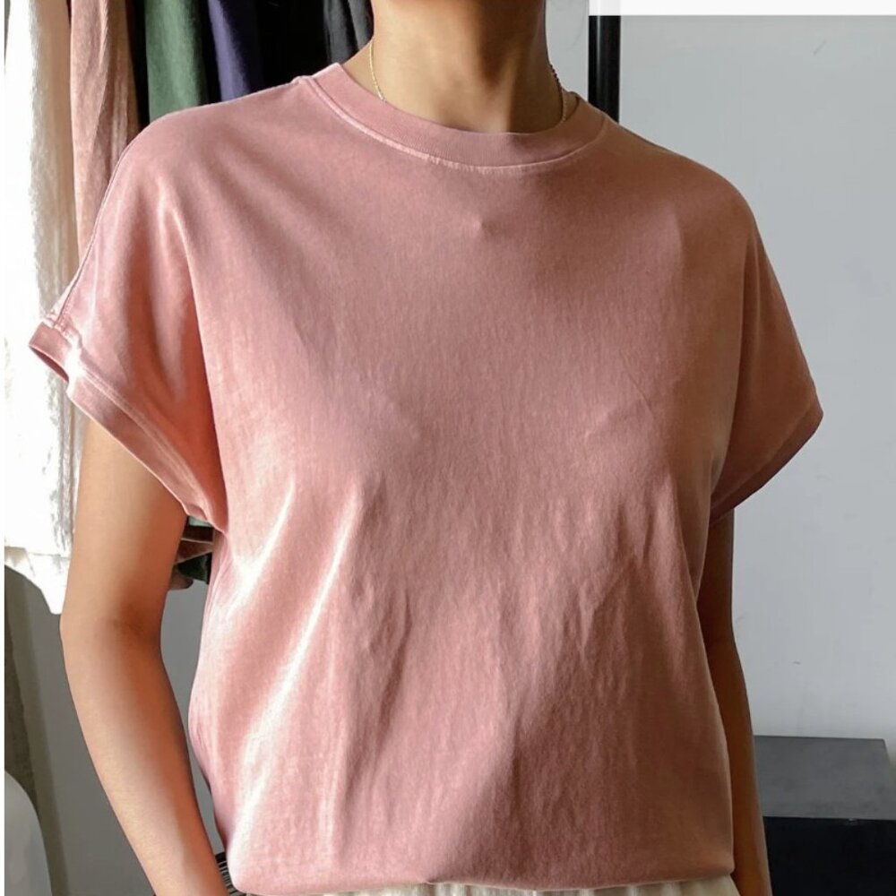 Le Bon Shoppe Ease Tea in Spanish Villa (faded pink), sz M EUC